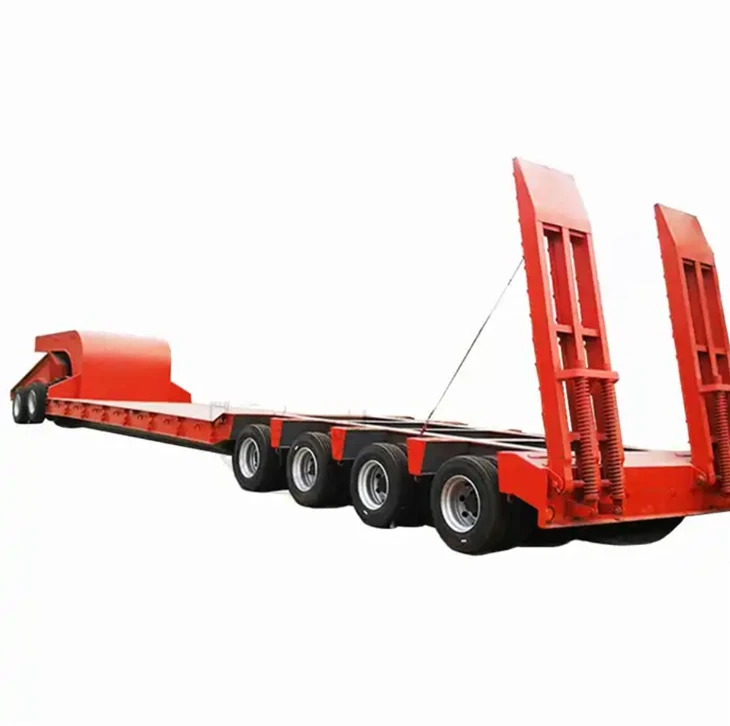 Semi Truck Flated Trailer