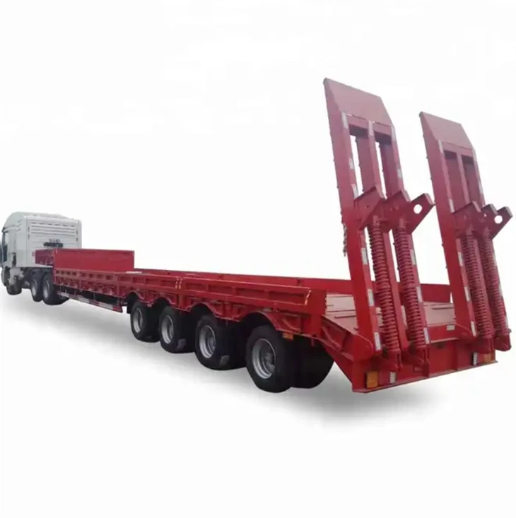 Semi Truck Flated Trailer